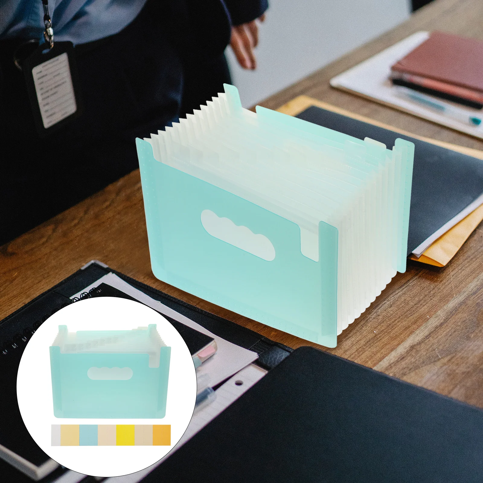 Receipt Storage Portable Holder Convenient Coupon Office Supplies Organizer Multi-function Folder Box