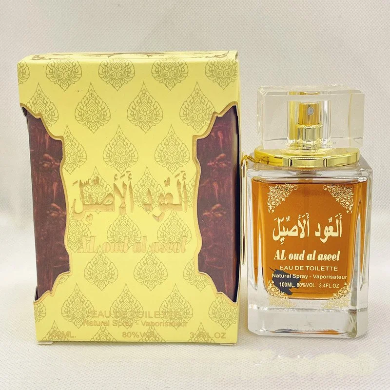 2023 Nuovo profumo caldo AL OUD AL ASEEL Profumo maschile arabo Medio Oriente Africa 100ML Profumo di grande capacità_voghion.com