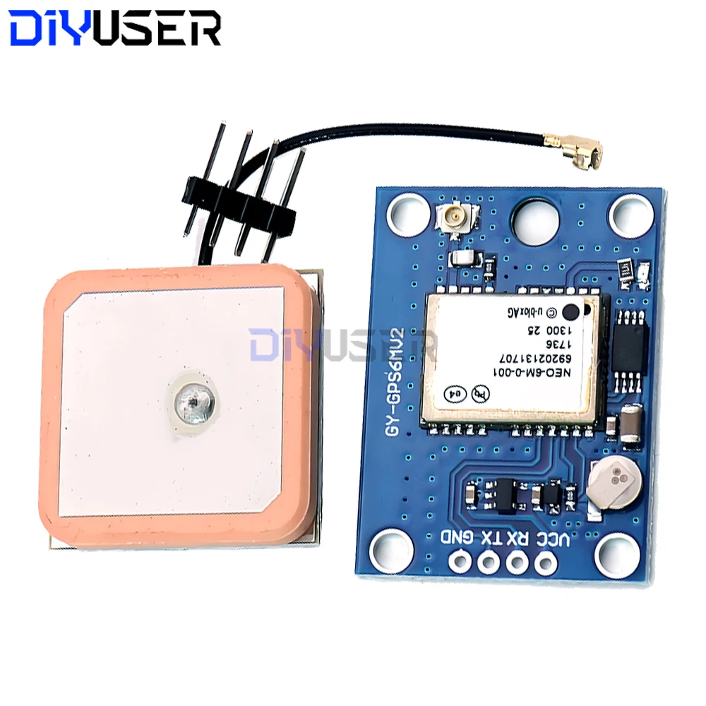 Module GPS NEO-6M GY-GPS6MV2 avec Antenne Céramique - Éclairage Sécurité