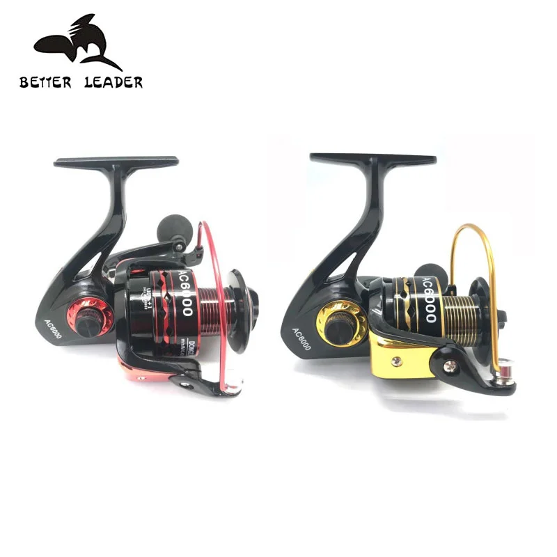 

BETTER LEADER 5.5:1 Spinning Fishing Reel Metal Spool Max Drag 15kg Fishing Reel For Sea Fishing Carp Fishing Ultralight Wheel
