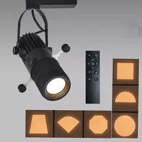 10W 20W 30W Dimmable Adjust Shape Graphics Cutting Light 2700K to 6500K Zoomable LED Track Light Painting LED Ceiling Spotlight 1