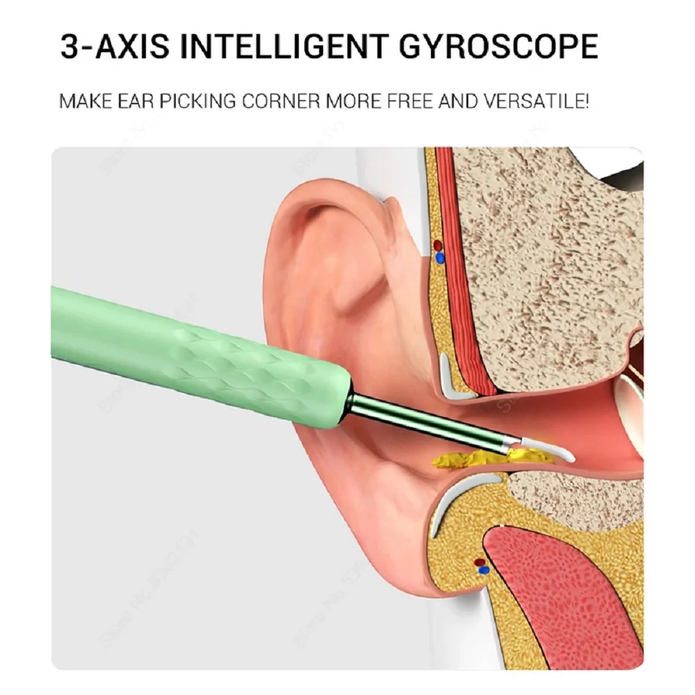 For Xiaomi Bebird R3 Smart Visual Ear Picking Cleaner Accessible Health Care Wax Removal Tool 3M High Precision Endoscope App 3