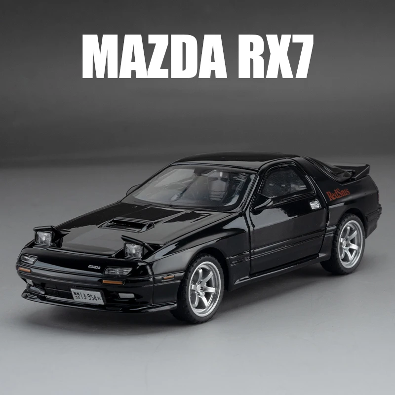 1:32 Mazda RX7 AE86 JDM Mazda MX5 Car Model Alloy Car Die Cast Toy