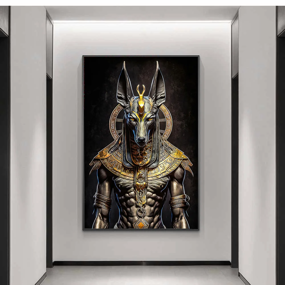 Foulard Bandana Mythologie égyptienne Anubis - Taille Unique, Microfibre Polyester, Pour Sport Et Plein Air - 4