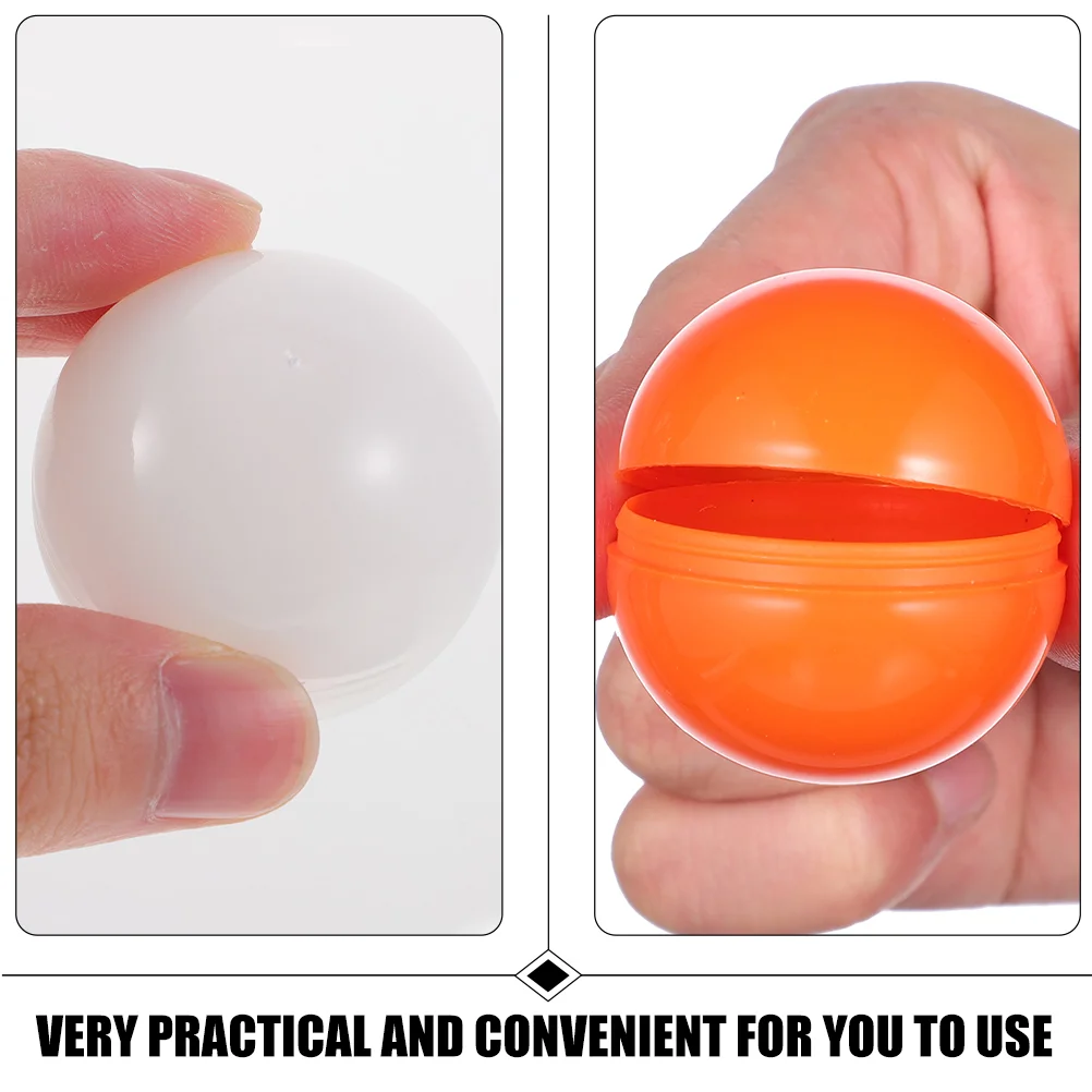 Lotto Cage Ball Openable Lottery Balls 50Pcs 3Cm Plastic Hollow Bingo Balls Round Raffle Capsules Bar Game Props Openable