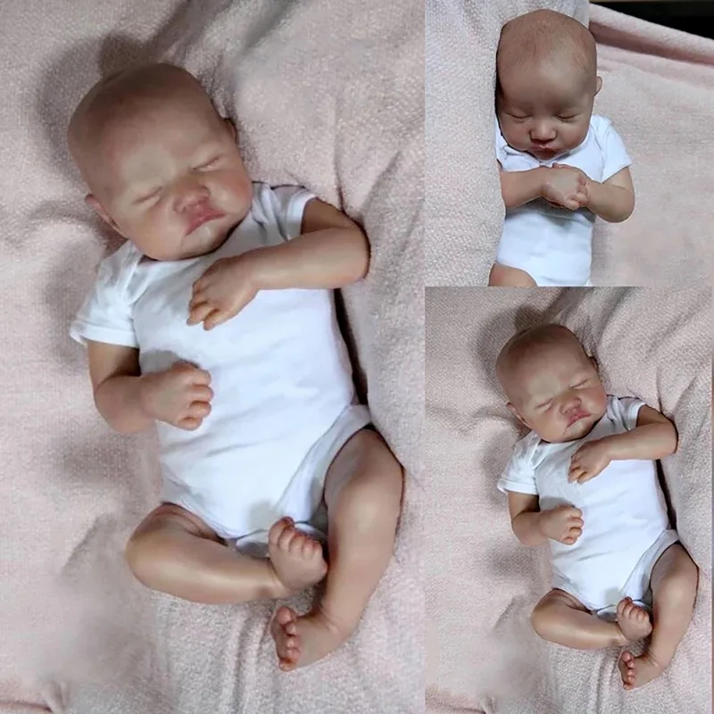 

Handmade Realistic Bebe Reborn 46cm 3D Painted Lifelike Baby Toys For Children's Gift Boneca Renascida Brinquedo Para Crianças