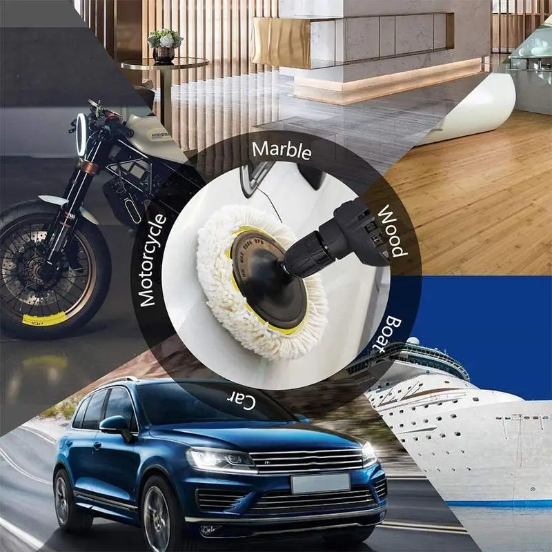 Universal Car Polish Pad 3/4/5inch For M10/M14 Soft Wool Machine Waxing Polisher Car Body Polishing Discs Cleaning Accessories