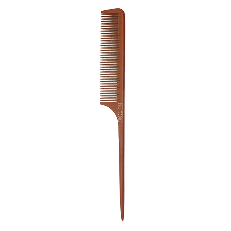 Rattenschwanz-Haarkamm Aus Aluminium – Professioneller Friseurkamm, Roségold
