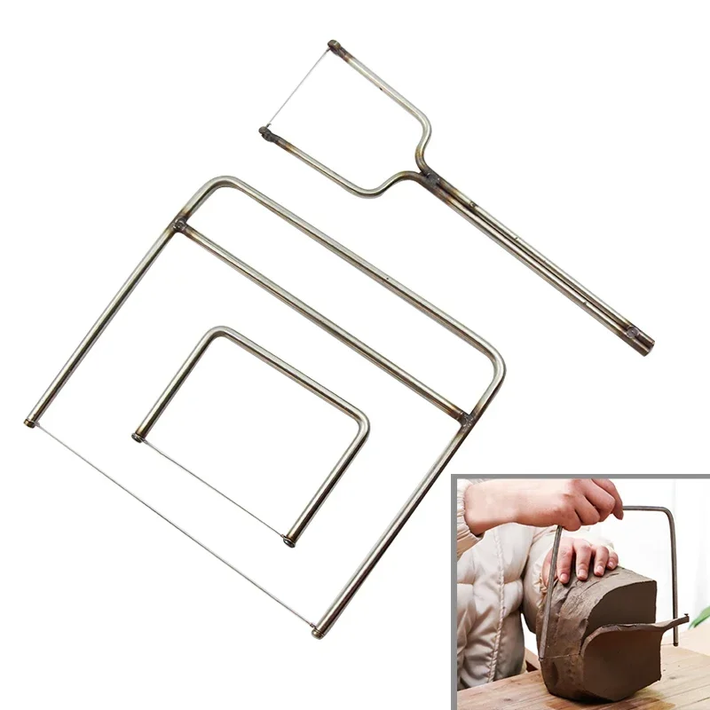 Stainless Steel U-shaped Ceramic Texture Slicer Pottery Cutting Tools