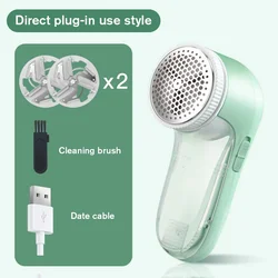 Electric Household Lint and Fabric Shaver (Green Headx2)