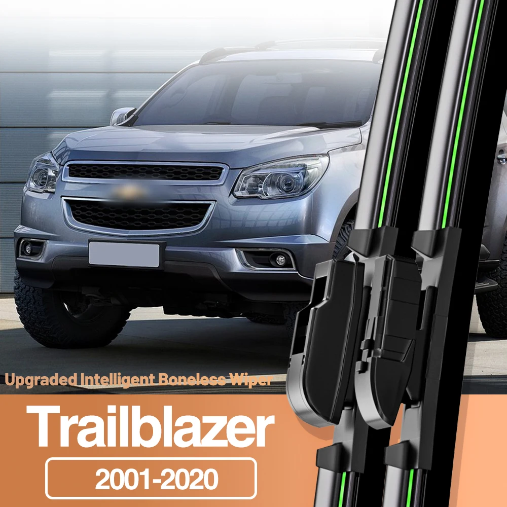 

2X For Chevrolet Trailblazer 2001-2020 Front Windshield Wiper Blades Windscreen Window Accessories 2002 2006 2009 2013 2016 2018