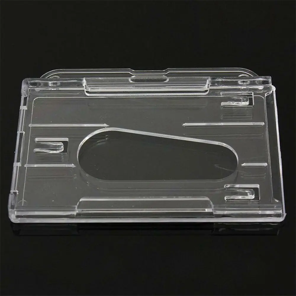 

1PC Clear Transparent ID Card Holder Protector Cover Case Enclosed Oyster Pass Badge