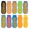 Anti slip Sports socks Children playground Trampoline floor socks Breathable sweat absorbing adult Mid tube Yoga socks Running 5
