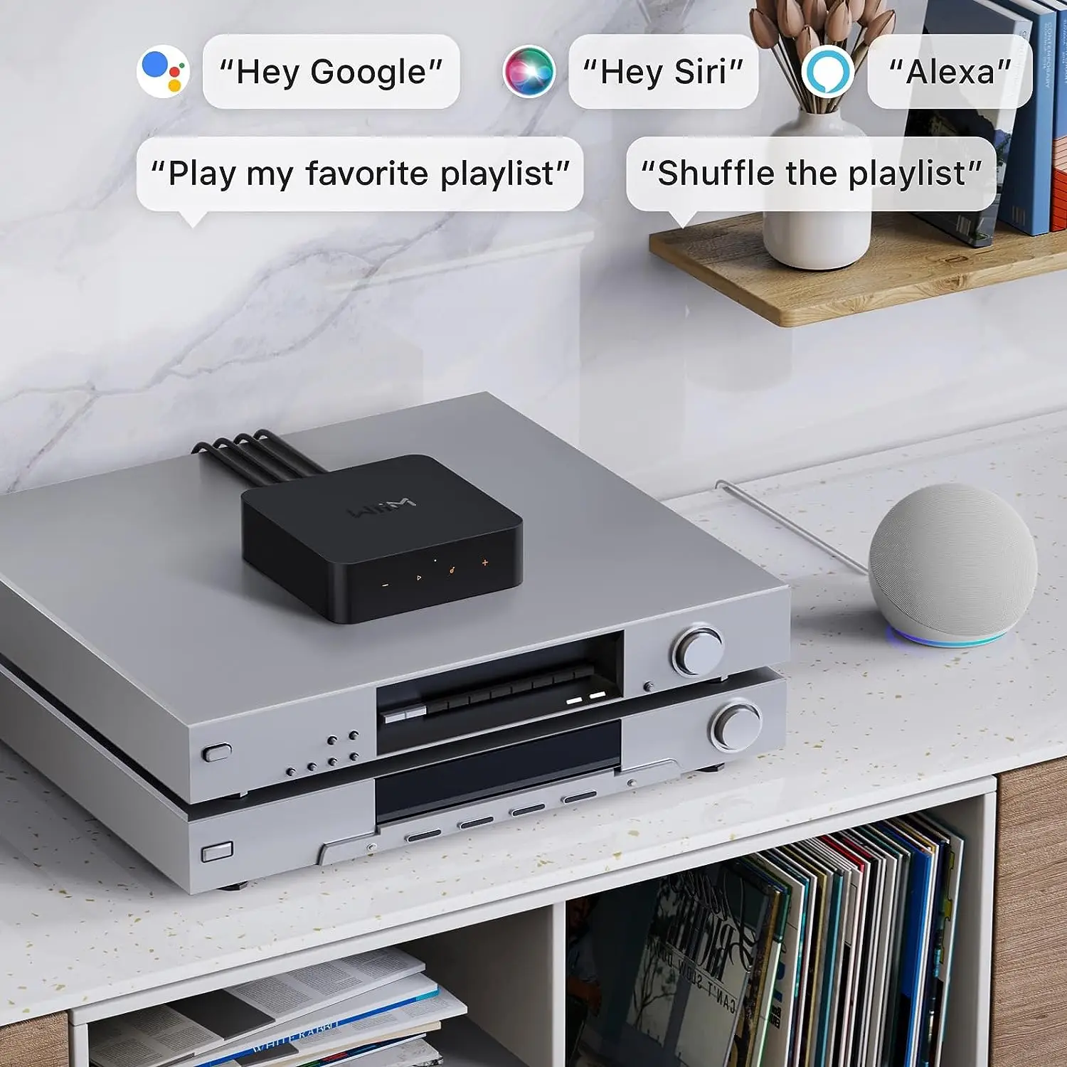 wiim pro plus AirPlay2 receiver, Chromecast audio, multi-room streaming,  AKM DAC, voice remote that works with Alexa/Siri/Google - AliExpress