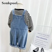 Salopette pour enfants, pantalons d'automne pour garçons et filles, nouvelle collection printemps et automne 2024 4