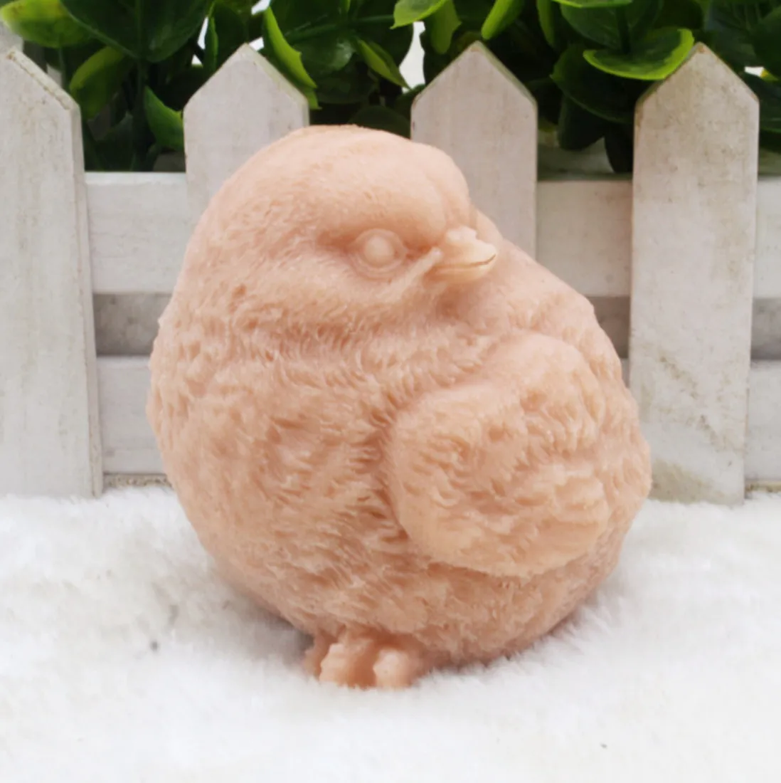 1pcs 3D Bird with Eyes Left (zx202) Food Grade Silicone Handmade Soap Mold Crafts DIY Mould