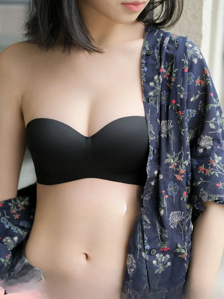 Women Lingerie Bra Strapless Non-slip Wrap Cover for Girls Women