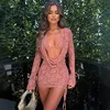 Avrilyaan Lace Perspective Strapless Short Sexy Dress Women 2024 Elegant Party Dress Backless Bodycon Mini Summer Dress Vestidos 5