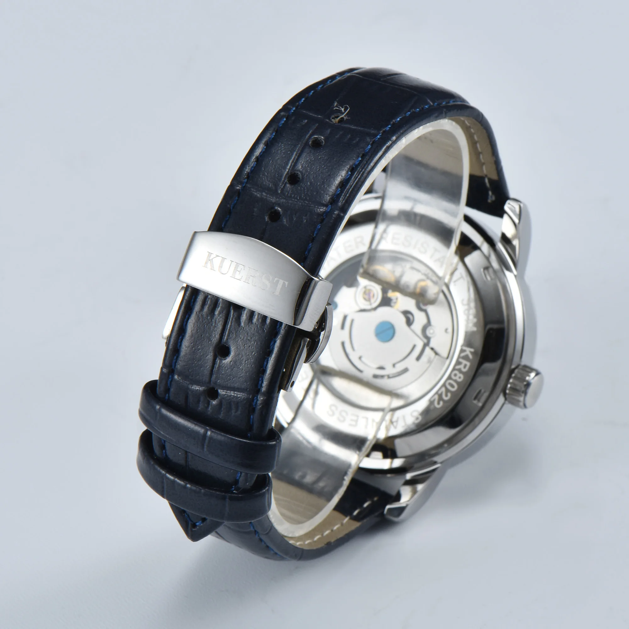 Cow Leather Band Men Watch Mechanical Women Steel Band Watch Unique Star Sky Plate Wristwatch