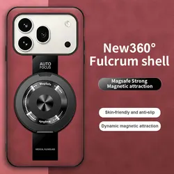 Magnetic Retro Leather Soft Case with Kickstand Ring Cover for HONOR 500 Smart 5G (Maroon)
