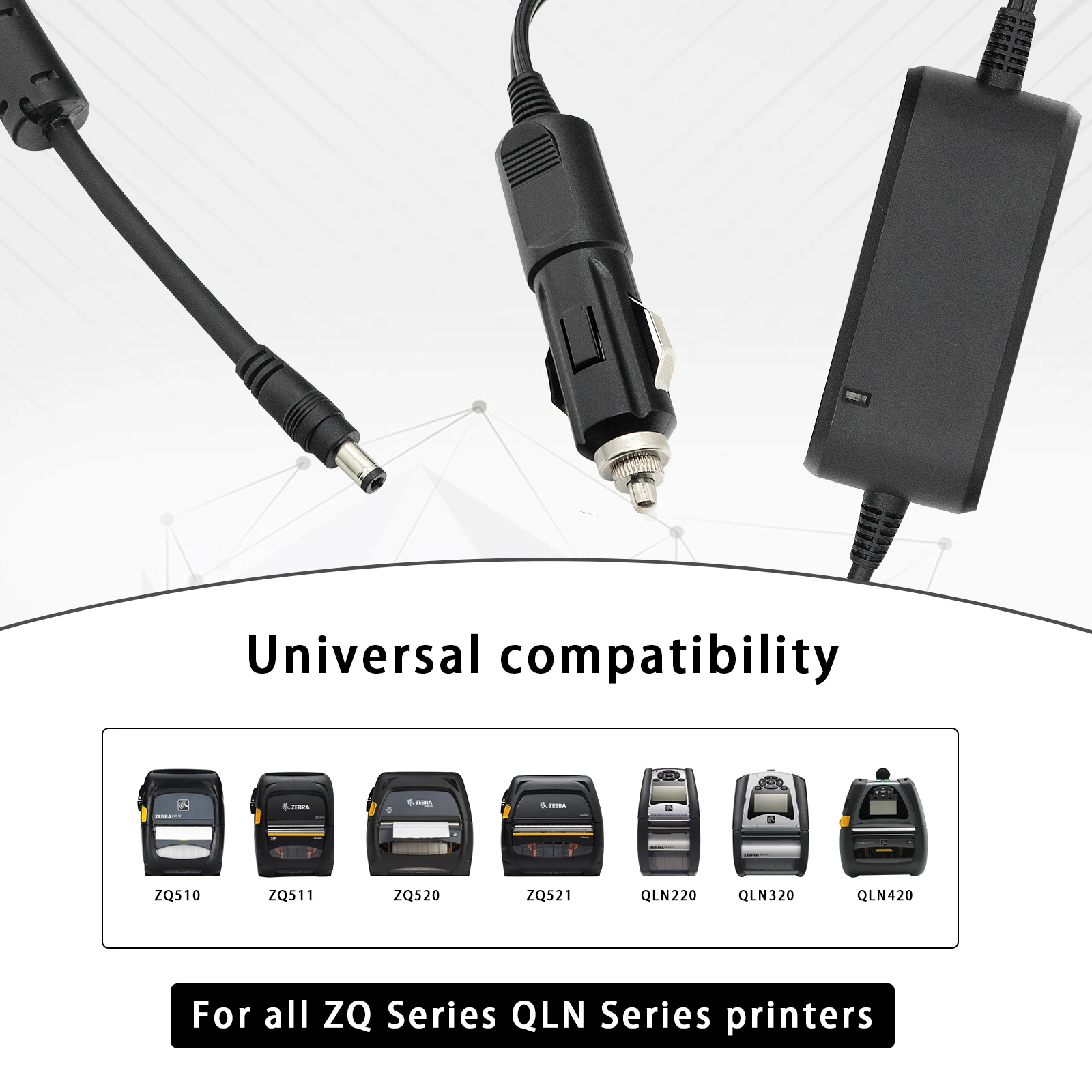 Carregador de Impressora para Zebra Zq520 Zq511 Zq510 Qln420 Qln320 Qln220 - Imagem 2