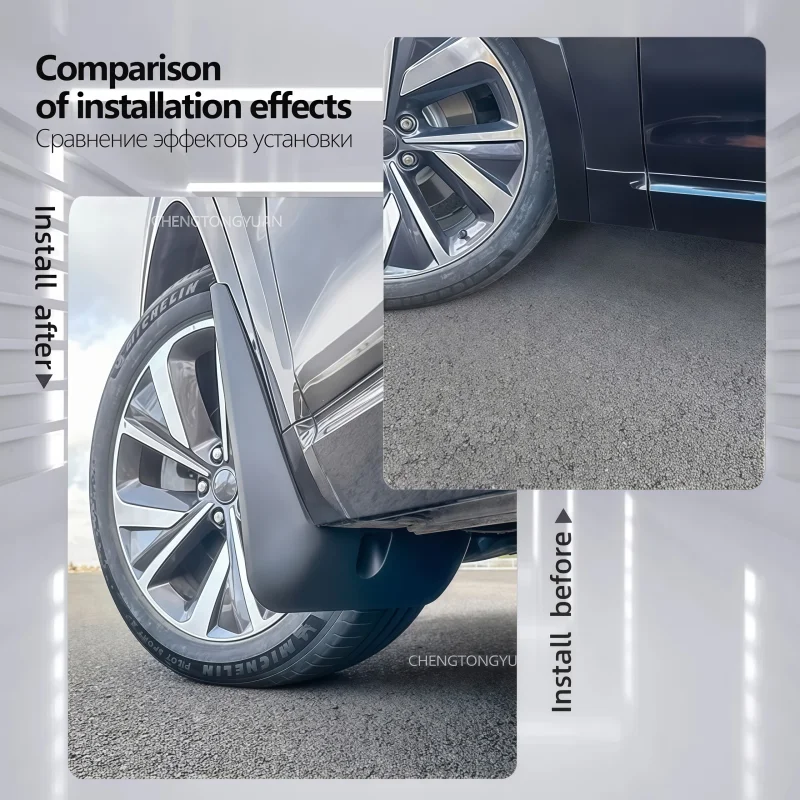 폭스바겐 VW 파사트 B7 20112015용 자동차 머드가드 4개, 스플래시 방지 머드 플랩, 스플래시 가드, 앞뒤 펜더, 자동차 액세서리