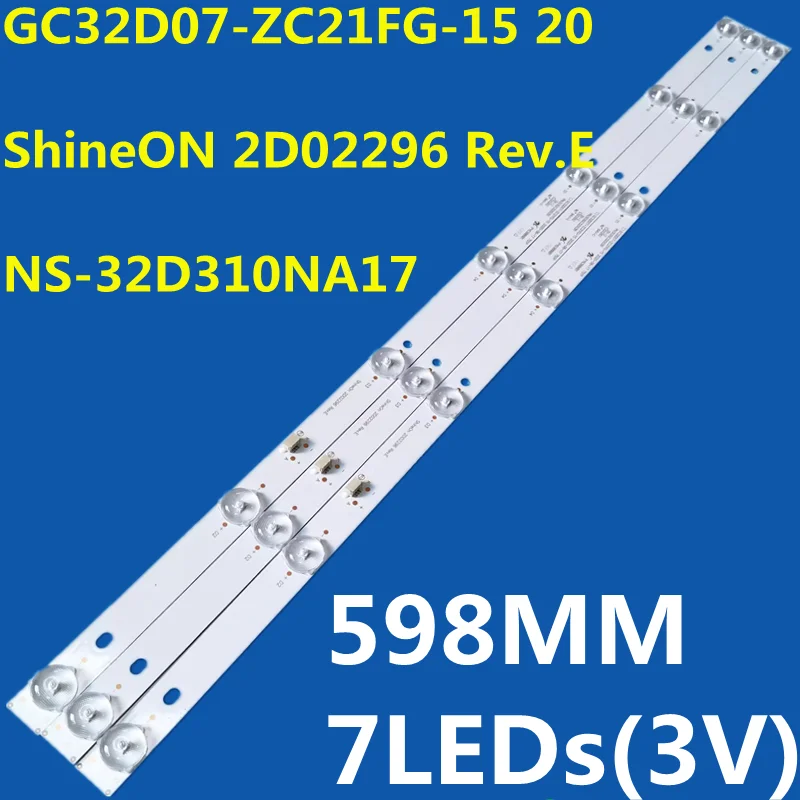 

New 150PCS LED Strip GC32D07-ZC21FG-15 RF-EG320B32-0701S-07A1 For LD32E12M T3212M 32PHL3500/T3 32PHF5061 32PHF5081 32PHF5101