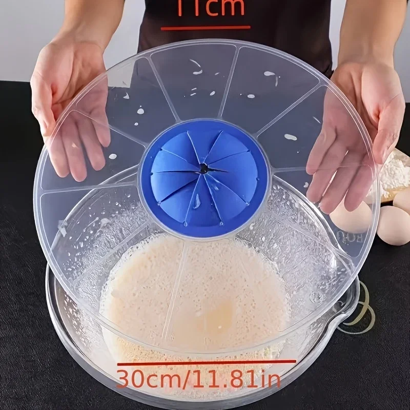 1pc Splash-Proof Egg Beater Lid - Easy-Clean, Compatible with Electric/Manual Egg Beaters, for Baking, Cooking, Meal Prep