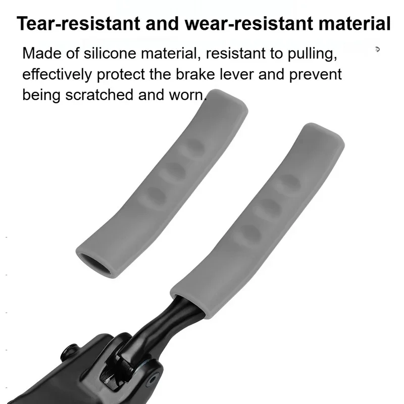 PYDEX Fahrradbremshebel Protektoren für Shimano MT200 Deore M6100 MTB Lenkergriffe Fahrradgriff Bremshebel Silikonhülle – Detail 4