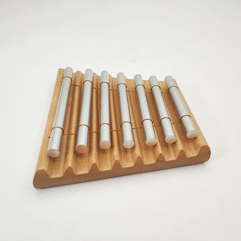 Carillon énergétique à Percussion | 3 Tons En Aluminium Avec Maillet En Bois | Pour Méditation, Yoga, éveil Musical