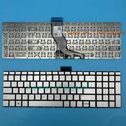 Premium Silver/Black Backlit Keyboard Replacement (Silver No Backlit)