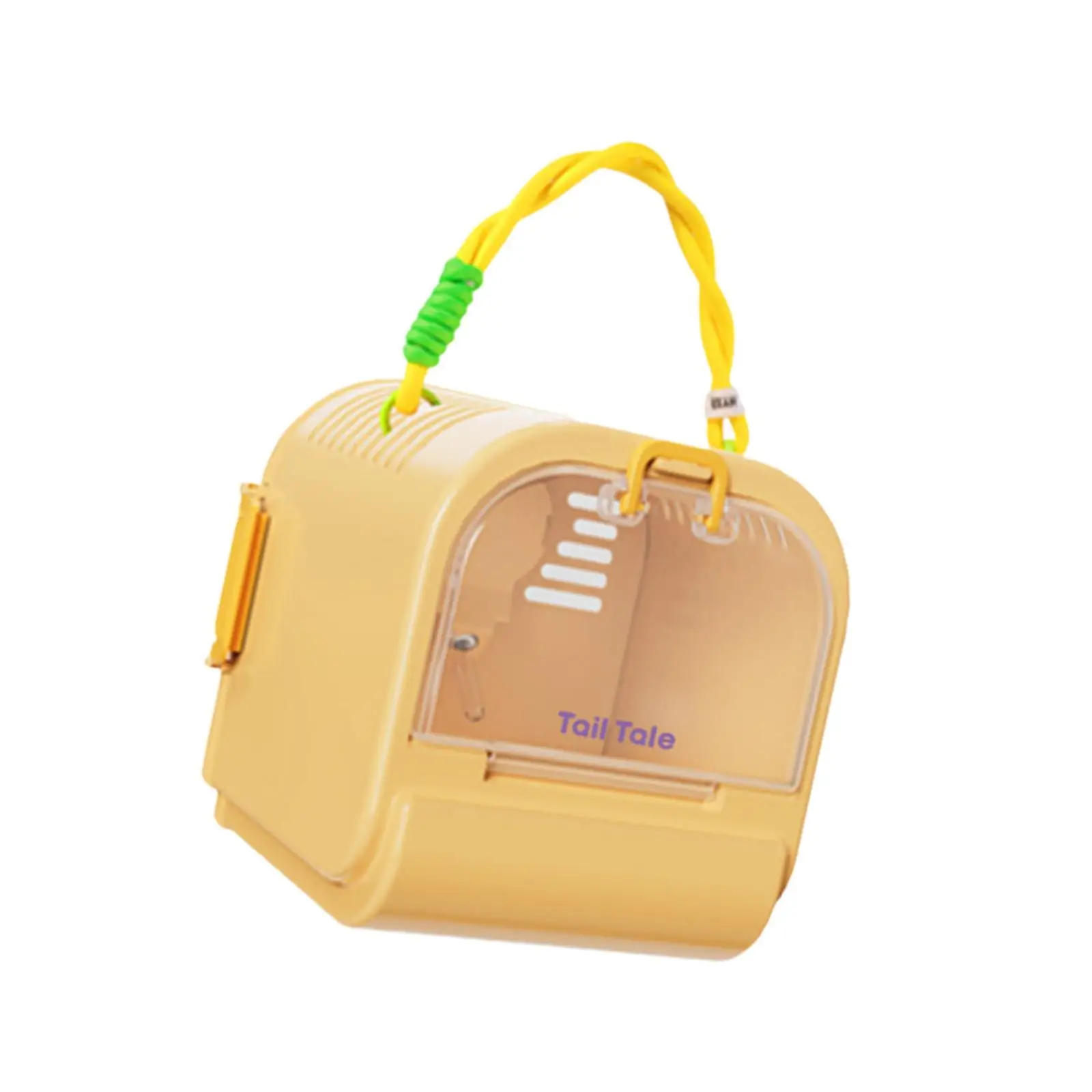 Hamster Carry Case Cage Habitat Breathable Travel Small Animal Carry Case for Ferrets Chinchilla Vacation Dwarf Hamster Squirrel