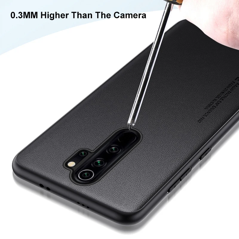 Luxury PU Leather Matte Phone Case - Enhanced Silicone Protection