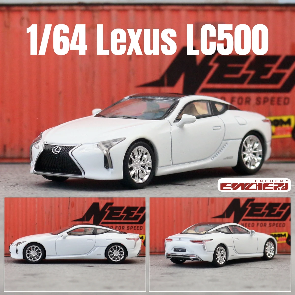 1/64 Lexus LC500 Super Sport Toy Car Miniature Model 1:64 ENCHERY