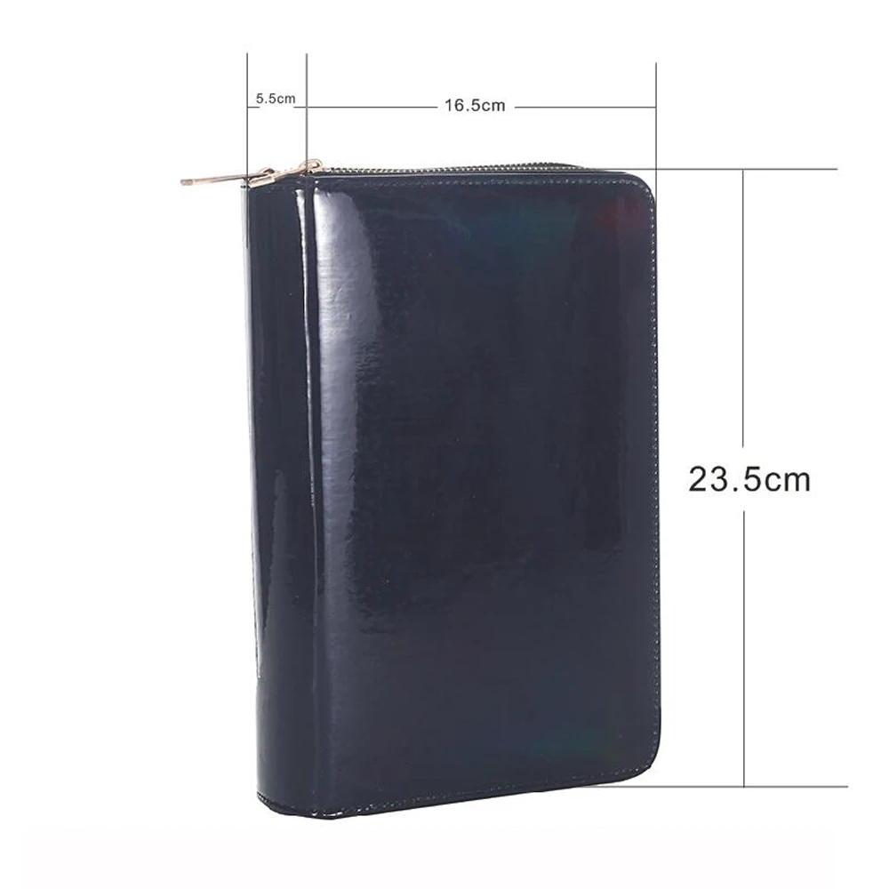 96/216/336Slots Nail Stamp Plate Case Stamping Template Holder Album Storage Notebook For 6*12/5.5*5.5/6*6cm Plate Organizer Bag 6