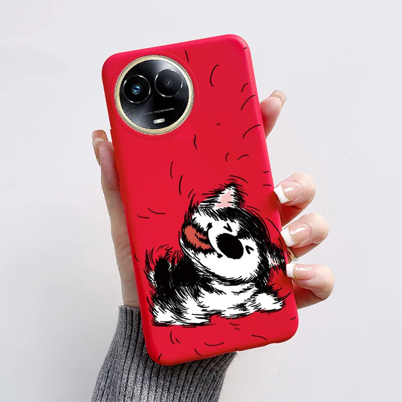 Cute Cartoon Cat and Funny Dog Silicone Phone Case Cover