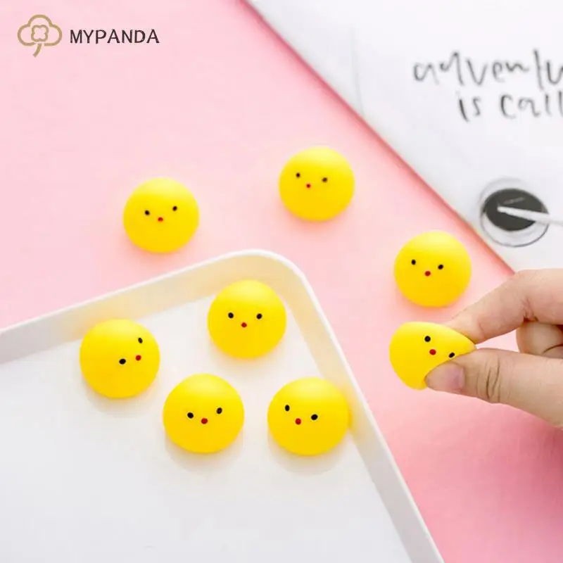 

1pc Anti Stress Chick Mochi Relief Toys For Adult Kids Anti Stress Antiestress Ball Funny Birthday Party Gift Fidget Toys