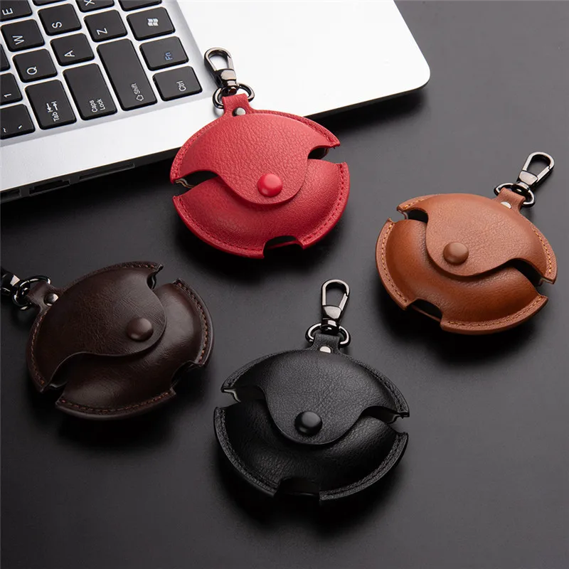 Premium Leather Protective Case for Bluetooth Headsets - Soft, Simple, Anti-drop Design