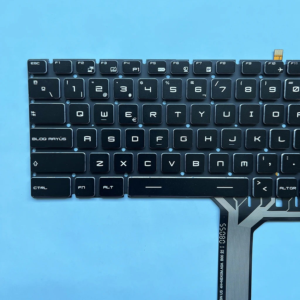 Tastiera US Retroilluminata Colorata Per MSI GS60, GE62, GE72, GS73, GS63, GS63VR – Nuova Nera