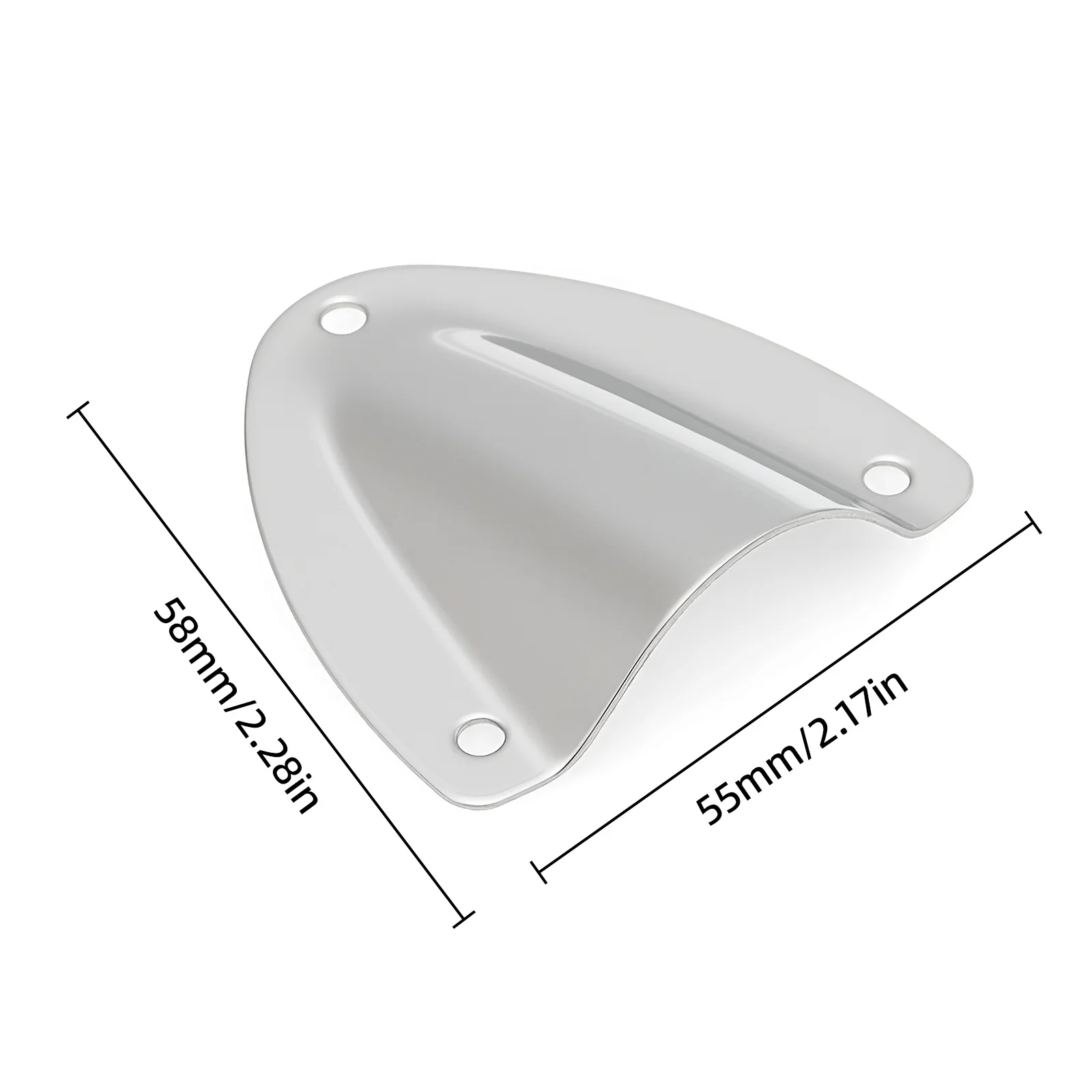 Stainless Steel Marine Clamshell Cover - UV-Proof Vent Accessory