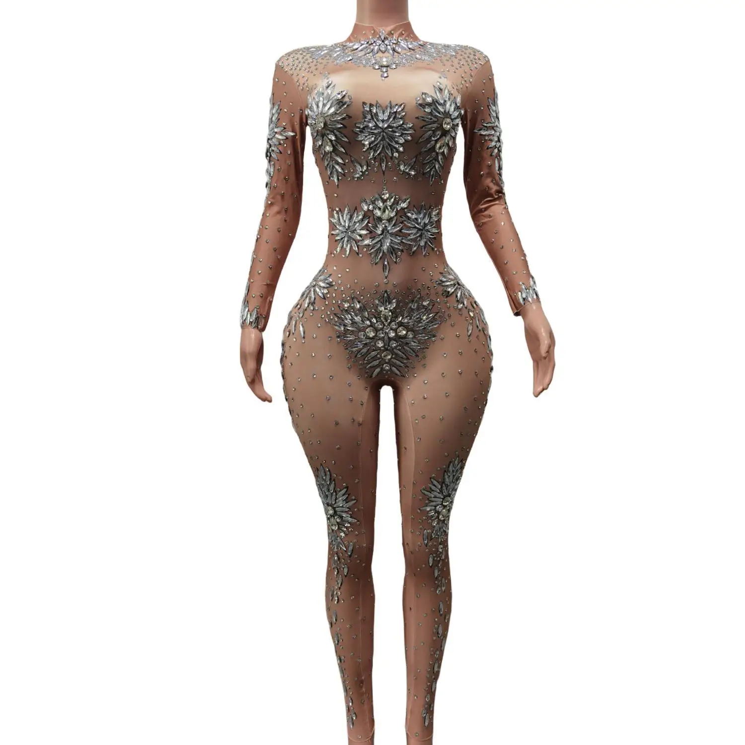 

Женский вечерний комбинезон с кристаллами, элегантные леггинсы для гостей на свадьбу, роскошные халаты, вечерние платья больших размеров, 2024, Shuijinghua