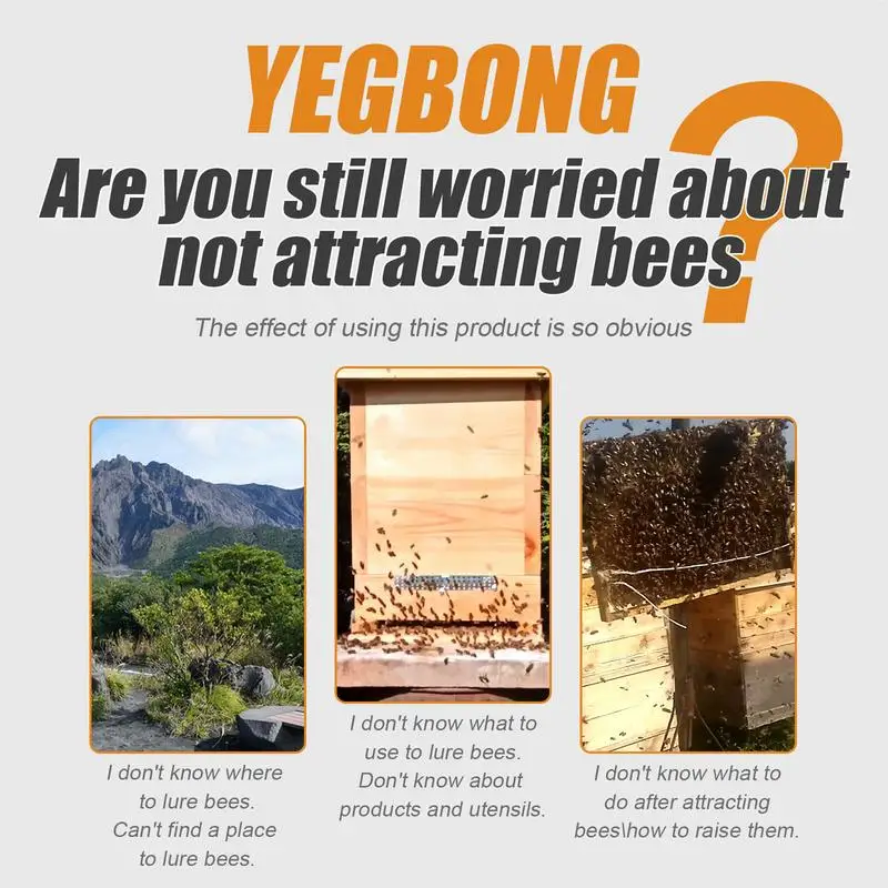 60ml-Bee-Easy-Attractant-To-Attract-Carpenter-Bees-To-Your-Trap-All-natural-Ingredients-Honey-Hive.jpg 60 Ml Méhek Könnyű Vonzereje, Hogy Az Ács Méheket Vonzza A Csapdájához, Természetes Alapanyagok Mézes Kaptár Apikultura Méhészeti Csalétek - Image 3