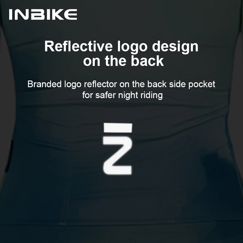 INBIKE Women Cycling Jersey Long Sleeved Bike Tops Shirts for Women Biking Clothing Breathable MTB Cycle Jerseys with 3 Pockets 5