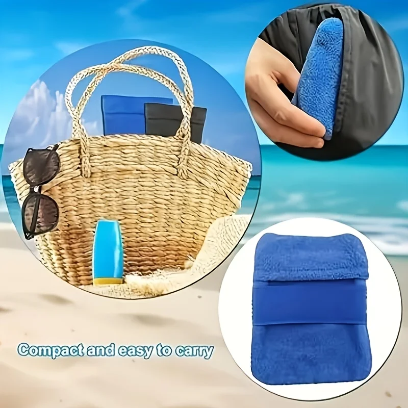 해변 청소용 모래 제거 브러쉬, 피부 친화적인 해변 청소용 장갑, 해변 놀이 필수품