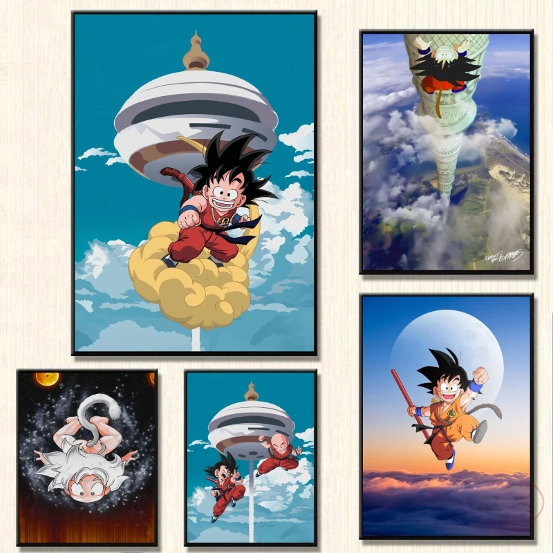 

Japanese Anime Canvas Paintings Wall Stickers Modern Living Room Poster Toys Children Gifts Classic Children's Bedroom Decor