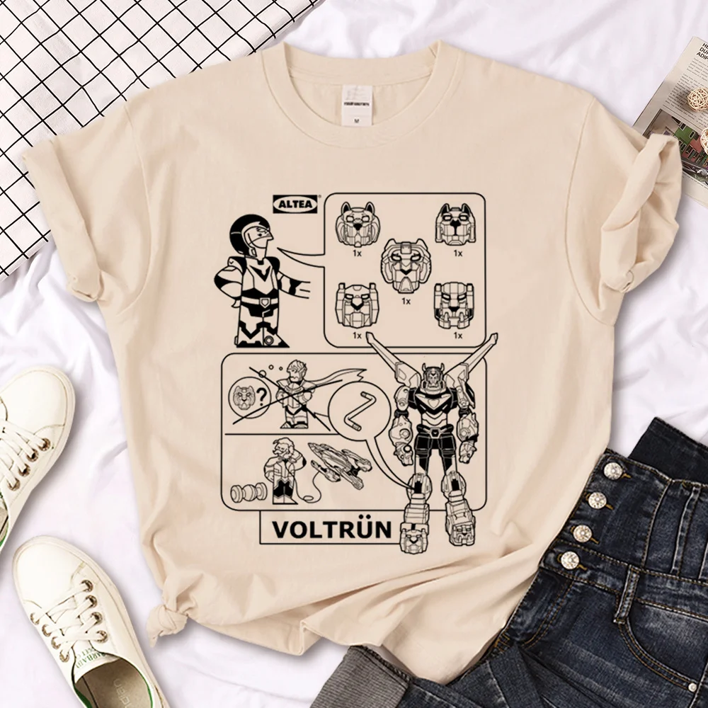 Voltron T-Shirt Donna Designer T Shirt Donna Designer 2000S Anime Clothes