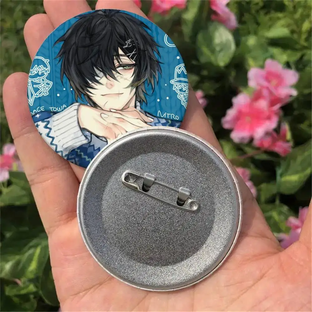 S-Slow Damage Towa 배지 25 32 44 58 75 Mm 라운드 코스프레 핀 가방 장식 팬 수집 친구 선물 브로치 기념품