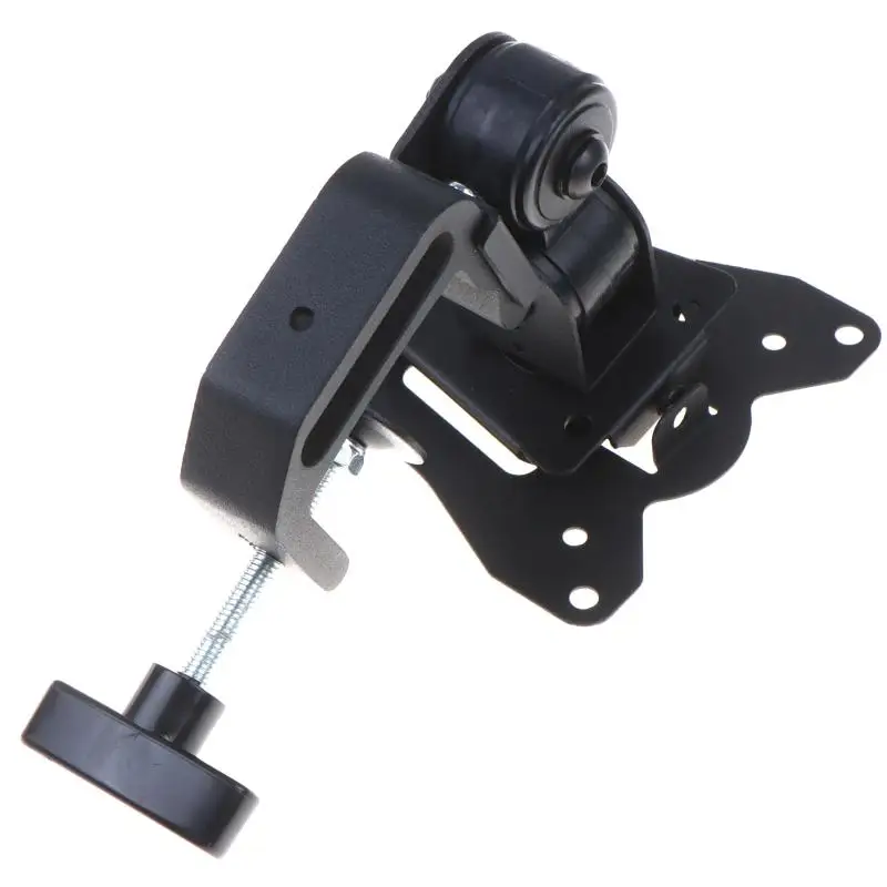 10kg LCD-5T 10mm-45MM 파이프 마운트 풀 모션 모니터 마운트 부품 10인치 24인치 27인치 틸트 스위블 LCD 벽걸이 브래킷 360도 회전 모니터