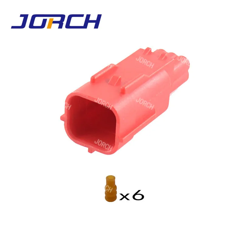 5 sets 6 pin Automotive wiring harness connector plug Waterproof car connector with terminals DJ7069Y-0.6-11