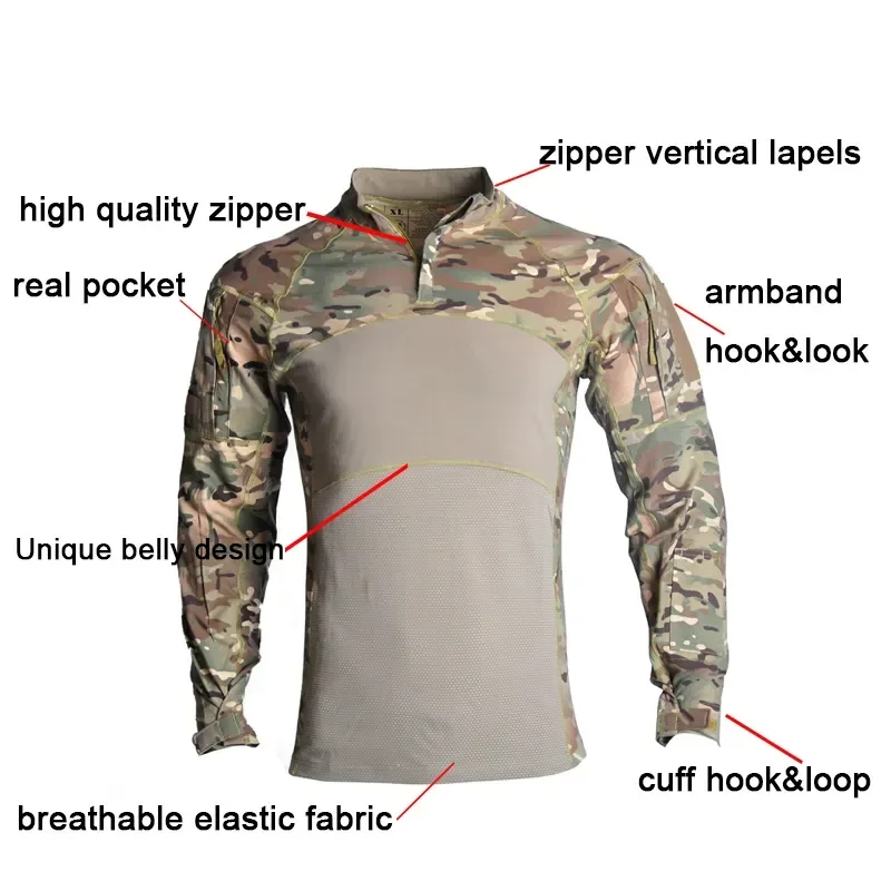 Russian Tactical Pants Military Uniforms +pads Men Army Camouflage Camping Multicam Suits Airsoft Combat Shirts Cargo Men's Sets